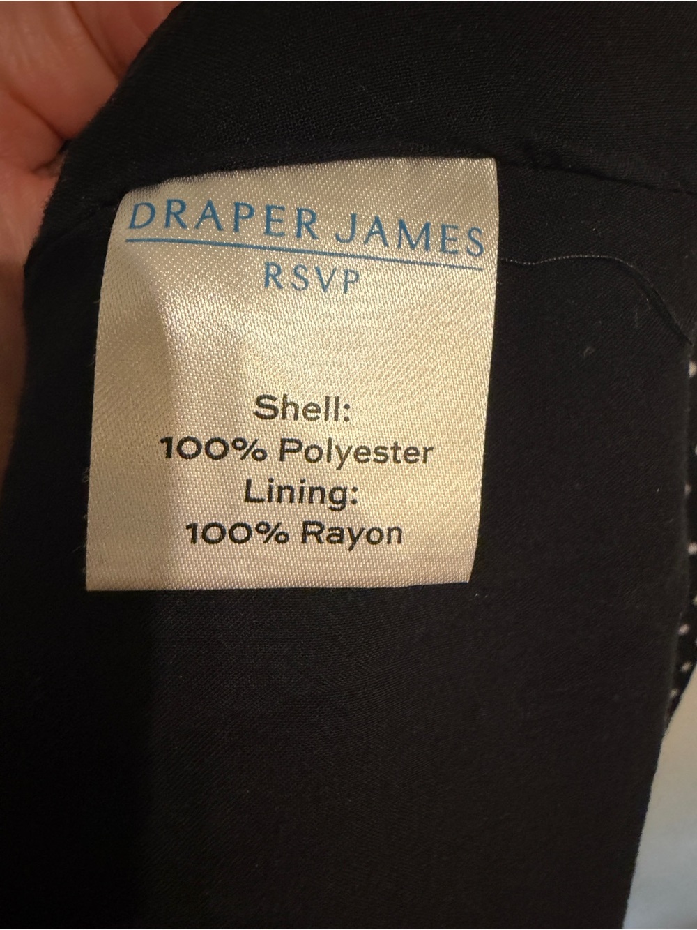 Draper James Black Polka Dot Tie-Back Midi Dress - Picture 5 of 9